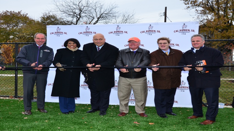  Ribbon cutting at Kelly Field at Ravens Park Youth Development Park
