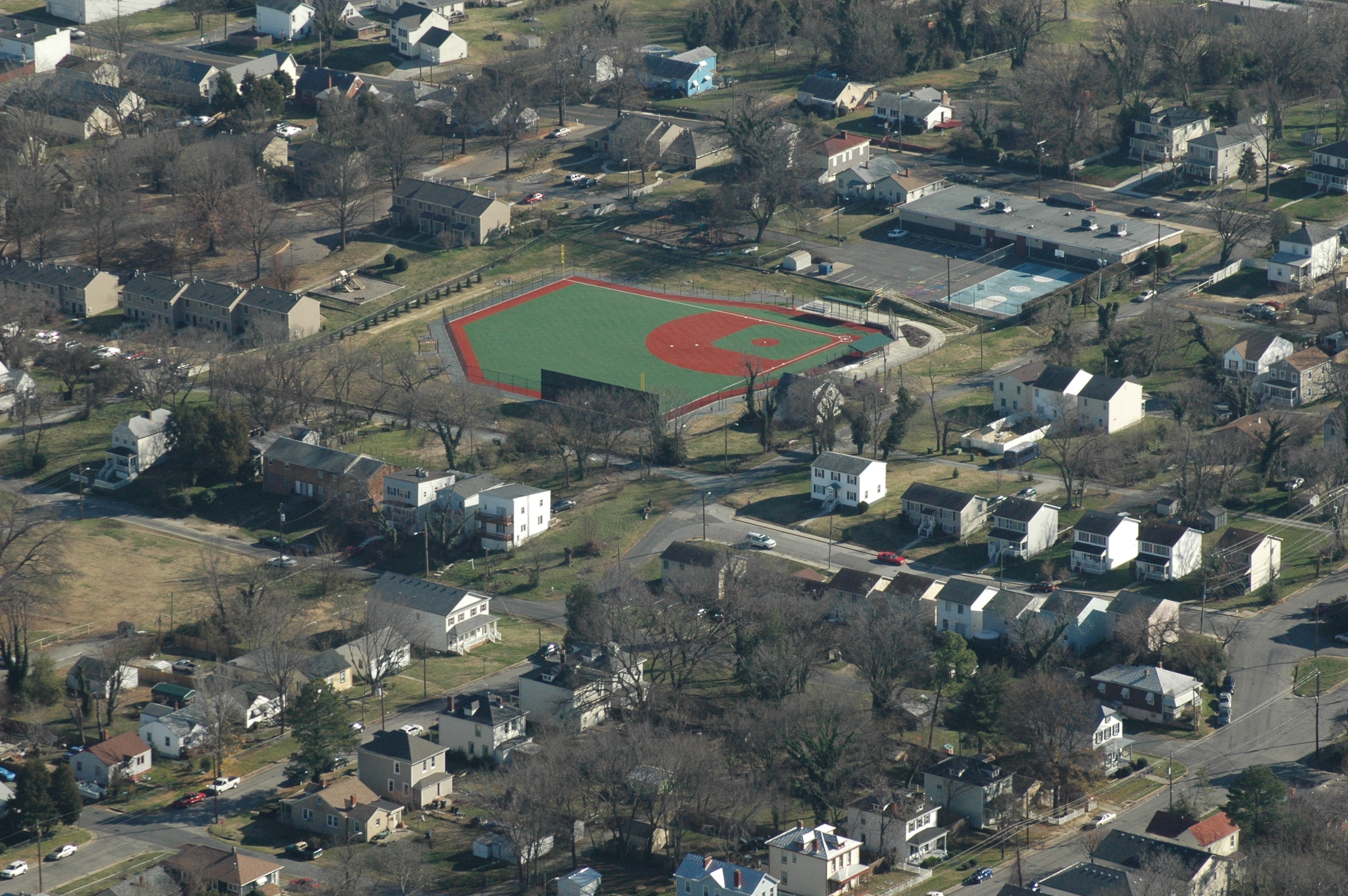 Richmond field from above