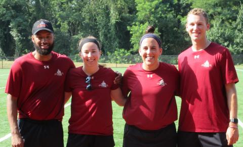Picture of our four program interns for the summer