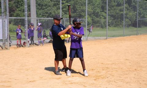 Read more about the article Charles County Sheriff’s Office Badges for Baseball Camp